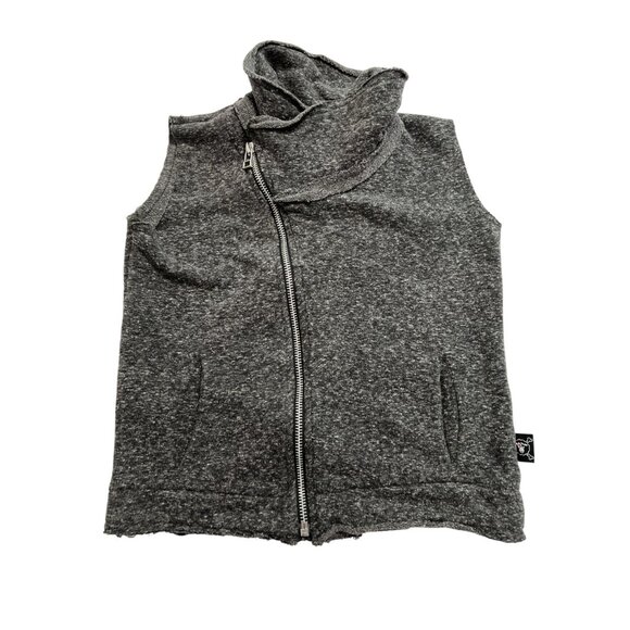 Nununu Solid Vest in Charcoal - Picture 2 of 5